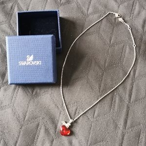 Swarovski necklace with heart, original
